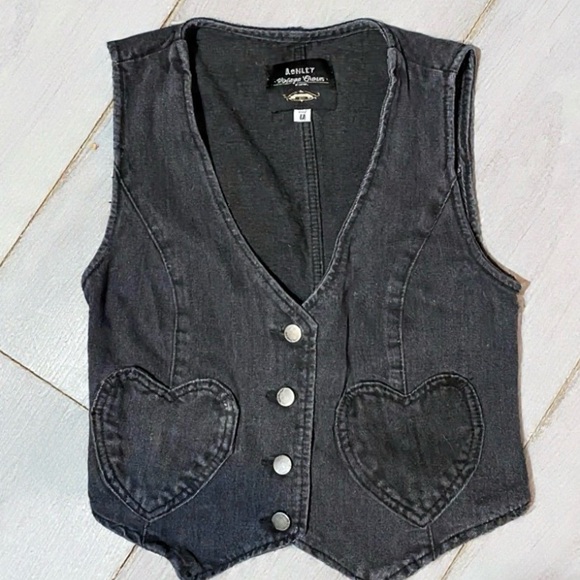 Ashley By 26 International Other - Ashley Black Denim Vest